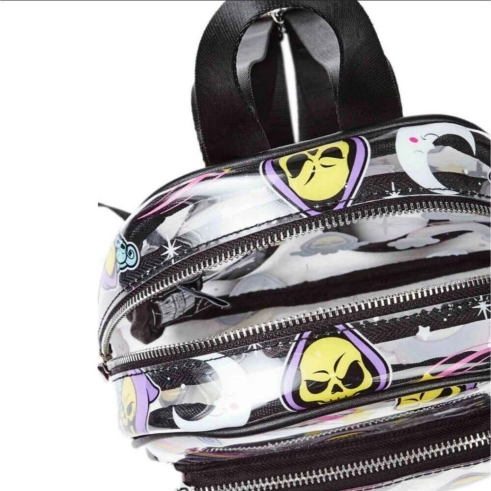 KILLSTAR x Skeletor ✦ Clear PU Mini Backpack ✦ Black Purple Graphic Limited NWT - Picture 6 of 7
